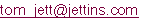 Image of email address of Tom Jett